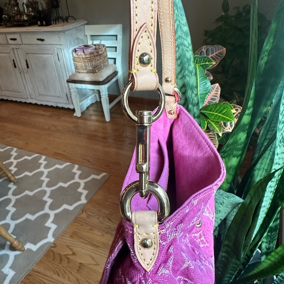 Louis Vuitton Pink Denim Pleaty - Picture 10 of 15